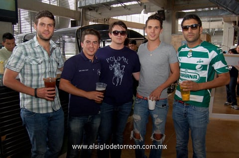 José Luis, Pulga, Raúl, Rubén y Said.