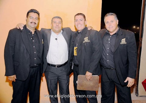Carlos Rangel, Paco Ornelas, Raúl Hernández y Carlos de Santiago.
