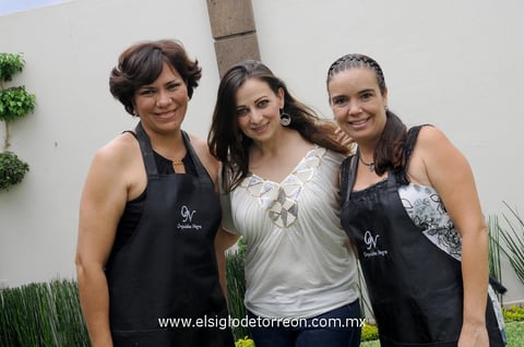 Vero,  Sandra y Yéssica.