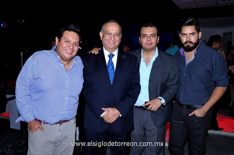 Marco A. Martínez,  Óscar Rodríguez, Sergio Favela y Ricardo Nevárez.