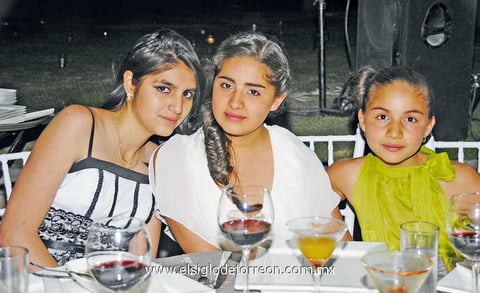 Alondra, Valeria y Fernanda.