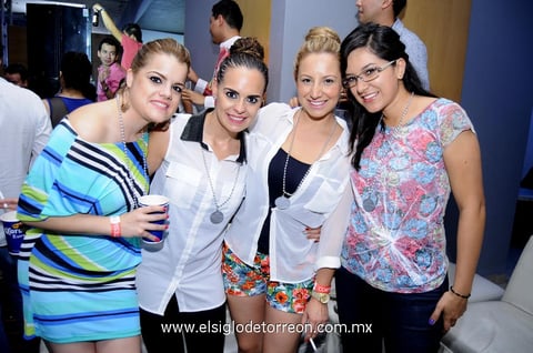 Mariana Ramírez,  Gaby de Palacios, Ale de Zamora y Eilen Díaz.