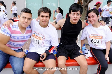 Javier, Eduardo, Érick y Katia.