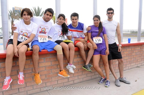 Cristina, Daniel, Karen, Wadis, Valeria y Óscar.