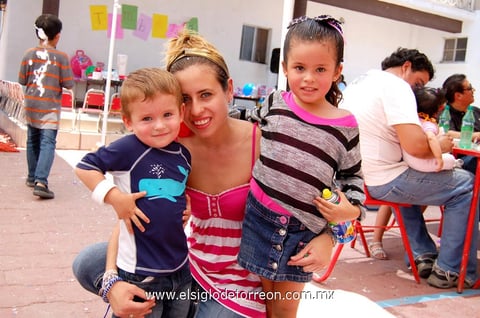 Óscar,  Paulina y Sahily.