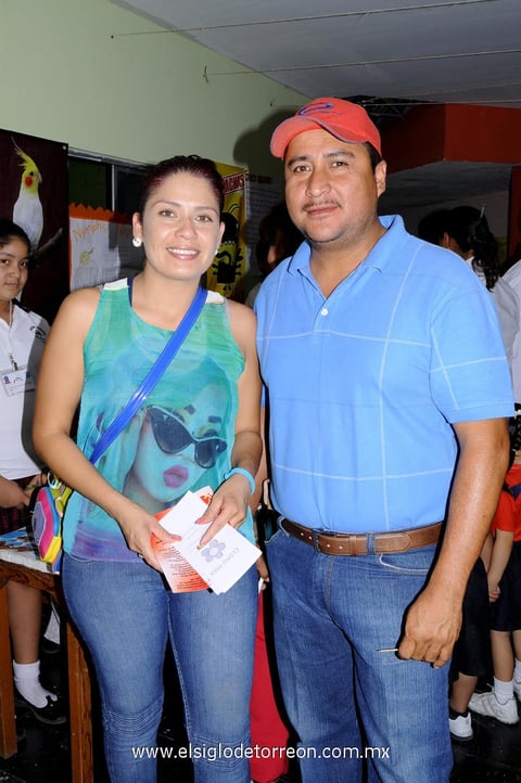 Yanira Álvarez y Édgar Pérez.