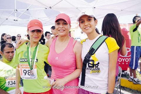 Fabiola, Lydia y Estefanía.