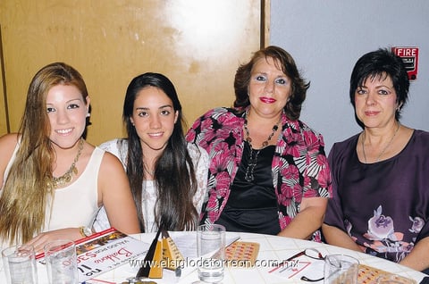 Saide, Arely, Blanca y Gaby.