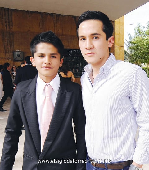 Sebastián y César.