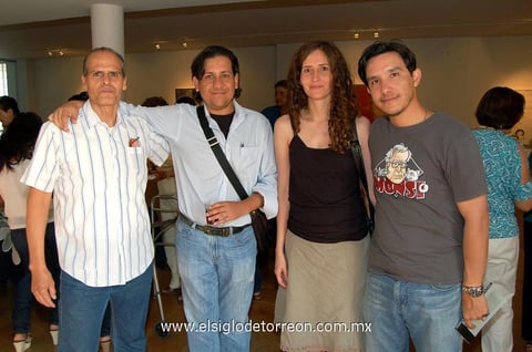 Roberto, Daniel, Liana y Vicente.
