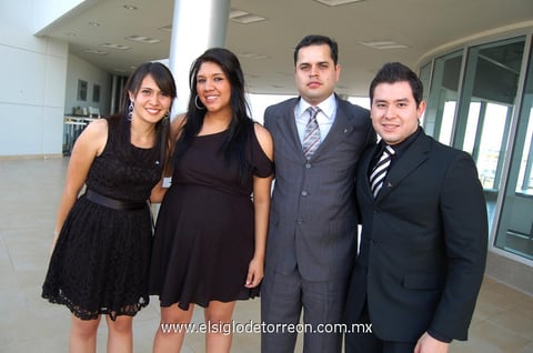 Andrea,   Luisa, Marco y Jorge.