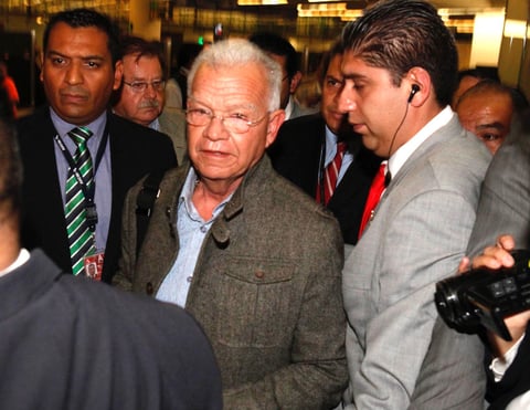 Granier dijo además: "Vengo a aclarar todo lo que sea pertinente para limpiar mi nombre". Fueron sus únicas declaraciones.
