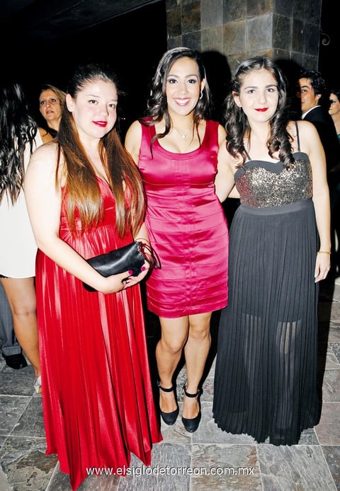Paulina Pastrana, Claudia y Alex.