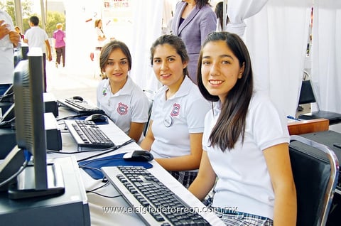 Brenda, Valeria y Sofía.