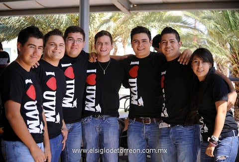Fernanda  Padilla, Ingrid Cháirez, Cecy Hernández, Karla Uribe y Fer Cabrales.