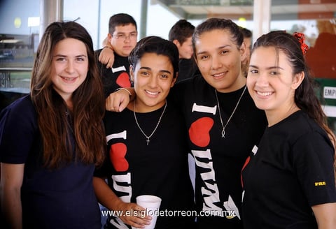 Gaby  Montemayor, Gaby Bruder, Ileana Vera y Frida Flores.