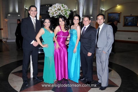 Claudio,  Lilia, Daniela, Mayela, Eduardo y Jorge.