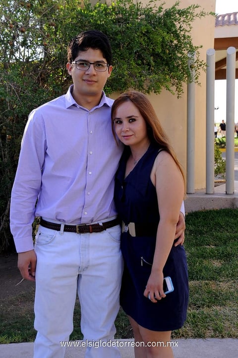 Andrés  y Aracely.