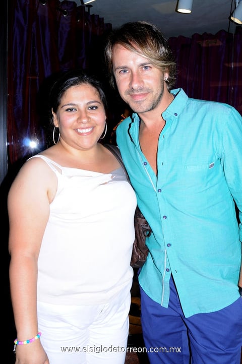 Rosy Rivera y Carlos Gascón.