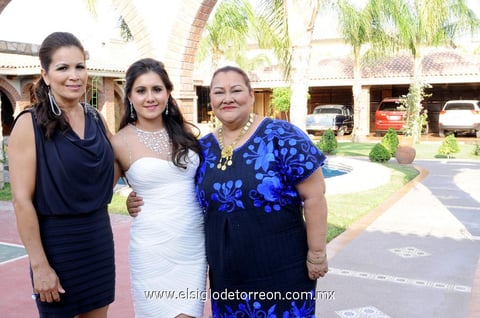 Lucía Gómez, Lucía Echeverría y Estefanía Gómez.
