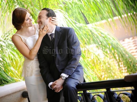 Karen Von Bertrab y Alberto Santibáñez.