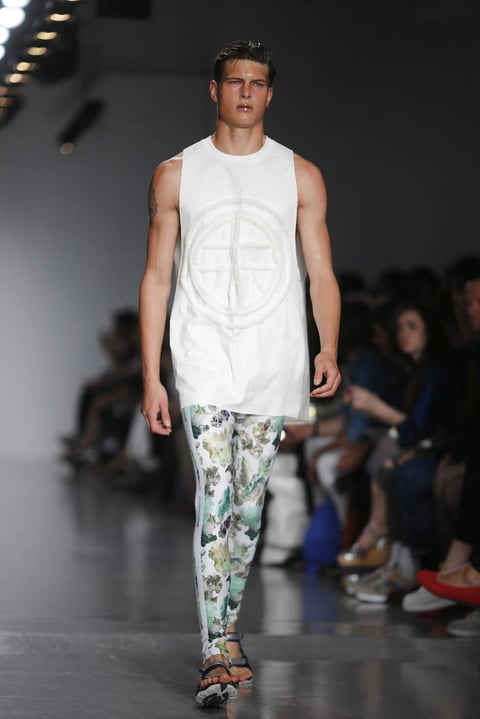 La diseñadora  Astrid Andersen presentó sus últimas creaciones en la Semana de la Moda Masculina en Londres.