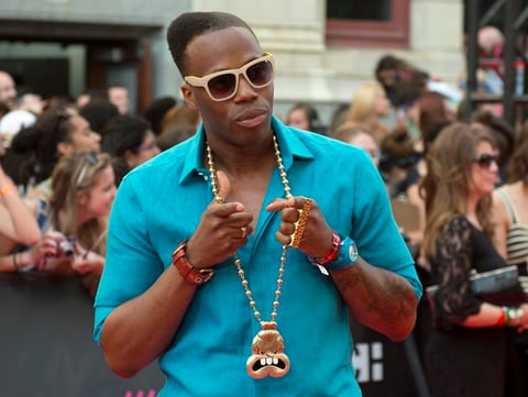El cantante canadiense Kardinal Offishall acudió a la ceremonia.