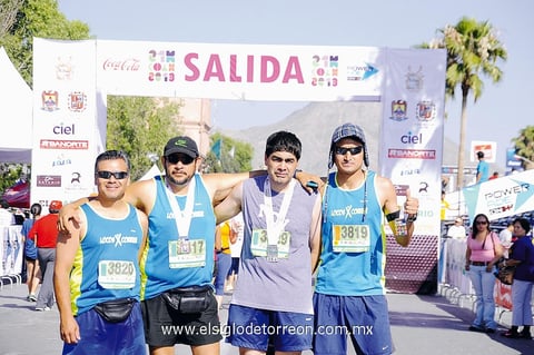 CLUB LOCOS  por correr: Mauro Puentes, Ramón Rincón, Arturo Sifuentes y Luis Espino.