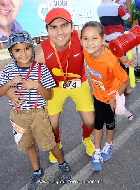 áNGEL,  Ricardo y Fernanda.
