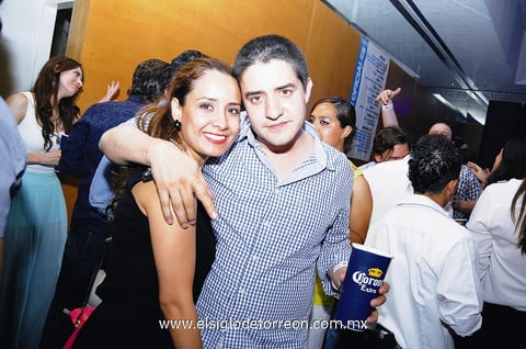 Nayeli Fernández y Luis González.