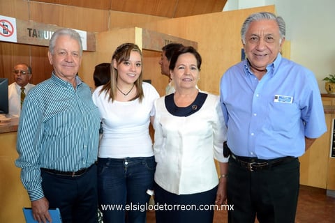 JAIME,  Karla, Eloísa y Antonio.