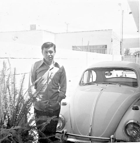 SR. JOSÉ  Luis Acosta Ramos (f) en el año de 1974.