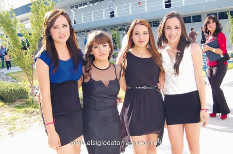 Blanca, Xóchitl, Katia y Perla.
