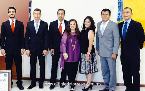MIGUEL  Giacomán, Alejandro Ordaz, Damián Gallardo, Patricia Espadas, Sofía Córdova, César Montelongo y Juan Carlos Herrera.