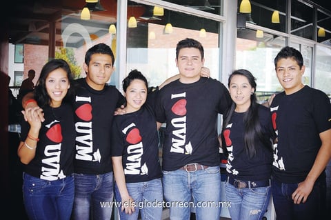 Liza Santos, Noé Sánchez, Marigel Aguilera, Alejandro Arce, Gaby Magallanes y José Luis Calderón.
