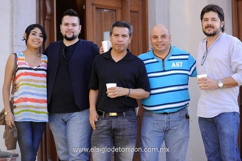 ANNEL,  Ángel, Manu, Miguel y Jesús.