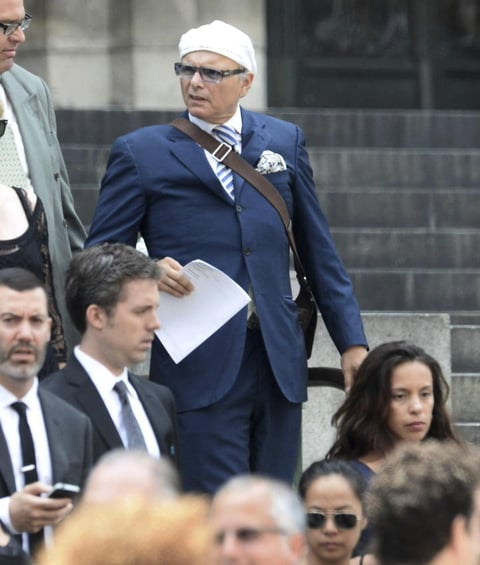 El actor  Joe Pantoliano se encontraba entre los asistentes que acudieron a despedir al James Gandolfini.