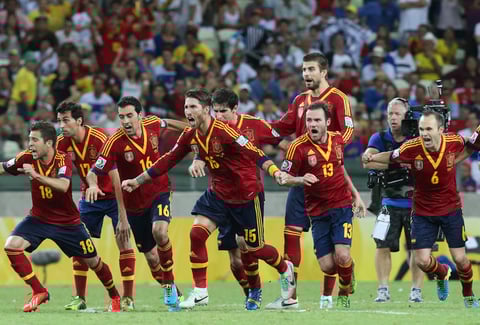 España se enfrentará a Brasil el próximo domingo por el título de la Confederaciones.