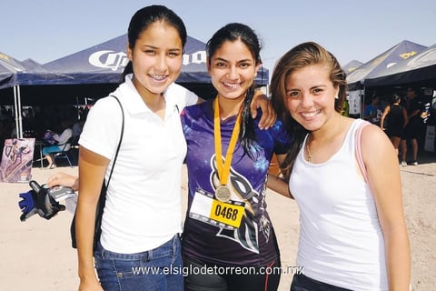 Liliana Soto, Frida Solís y Nadia Luna.
