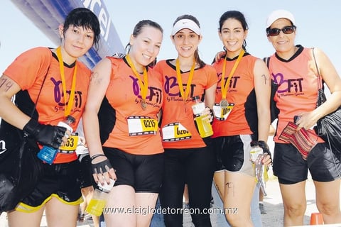 Jéssica, Karina, Laura, Andrea y Adriana.