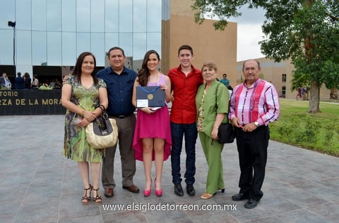 LORENA,  Rubén, Andrea, Rubén, Manuelita y Rubén.