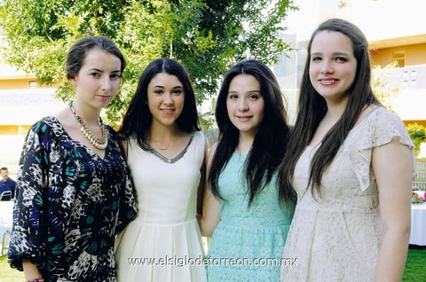 Jimena, Daniela, Valeria y Pamela.