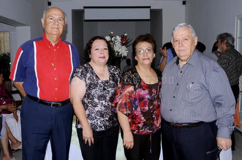 ROMUALDO SEGOVIA,  Celia Escalona, Concepción Marmolejo de Collier y Alain Collier de la Marliere.