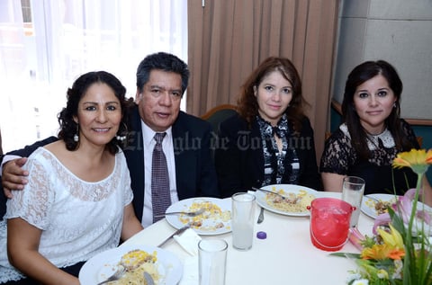 María Isabel,  Germán, Estrella y Angélica.