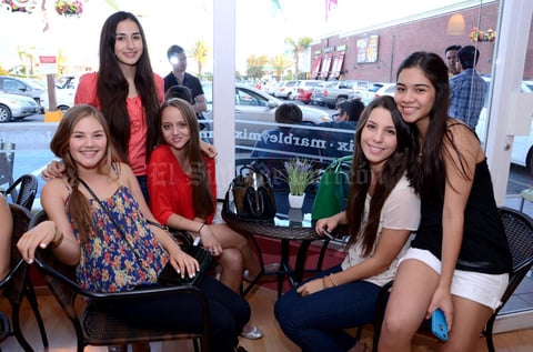 Marifer, Sofía, Melissa, Sofía y Daniela.