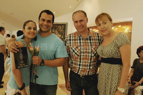 Miriam, Ricardo, Guillermo y Mónica.