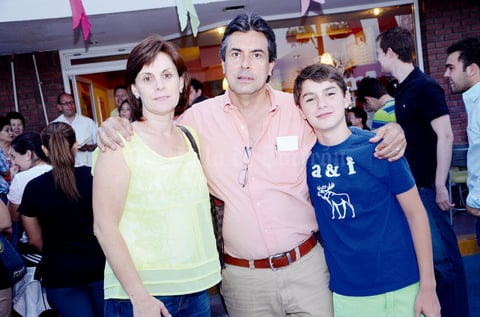Ana Claudia, Juan Carlos y Eduardo.