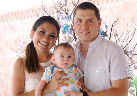 Luz Adriana, Jesús Gerardo y Gerardo.