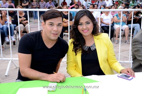 22072013 DANIEL GRIJALVA  y Estrella Morón.