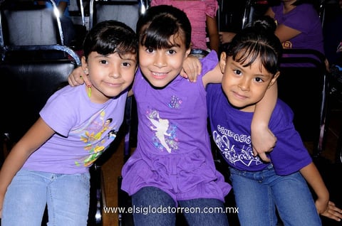 Aranza,  Frida, María Paula y Salma.
